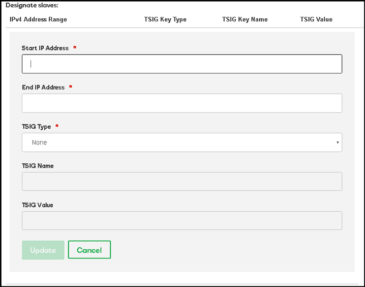 Adding Secondary DNS IPs