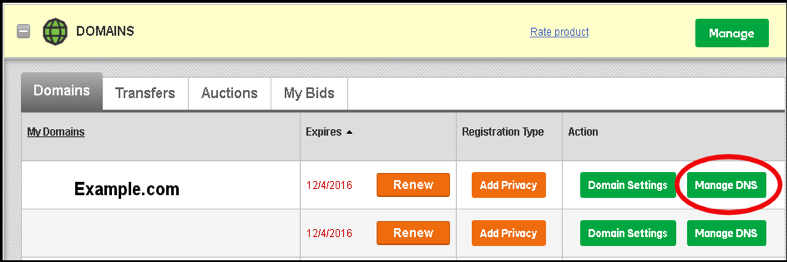 GoDaddy Setup Secondary DNS