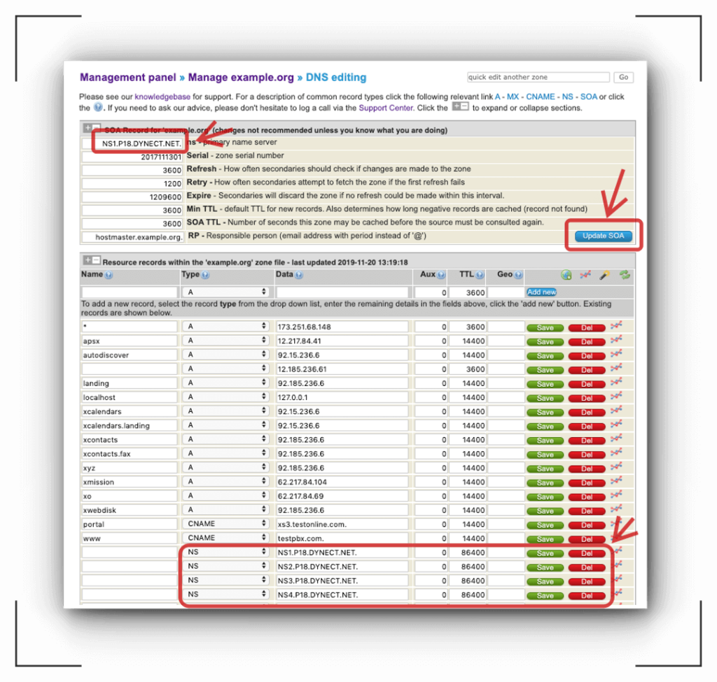 Importing DNS zones from Dyn