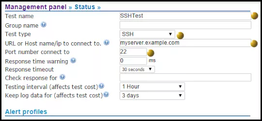 Netmon SSH