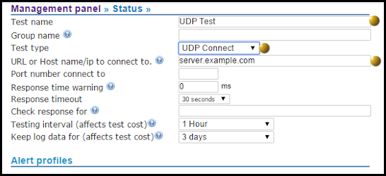 Netmon UDP